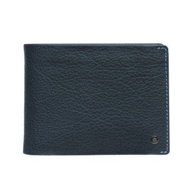 Leather wallet Timone 11012 navy blue