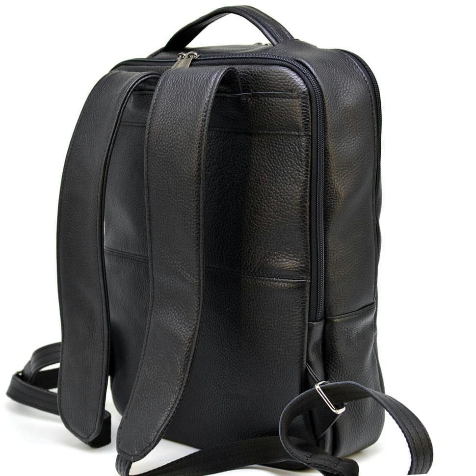 Urban leather men's backpack black TARWA FA-7280-3md