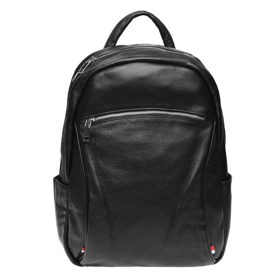 Чоловік шкіряний рюкзак Borsa Leather k168004-black