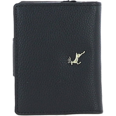 Жіночий шкіряний гаманець Ashwood Y60 Black (Чорний)