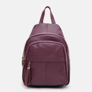 Женский кожаный рюкзак Borsa Leather K11032v-violet