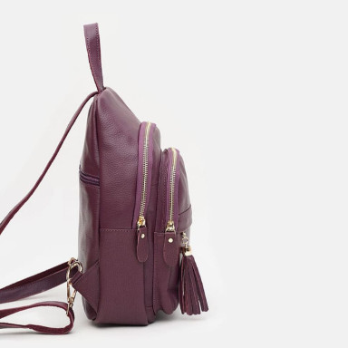 Женский кожаный рюкзак Borsa Leather K11032v-violet