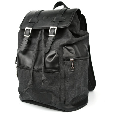 Канвас рюкзак-мешок TARWA GAa-0010-4lx с кожей крейзи хорс