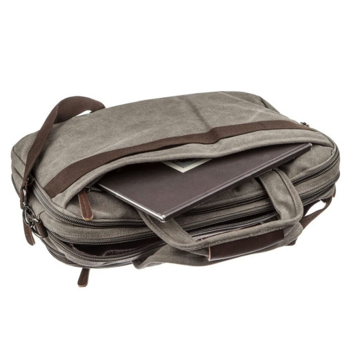 Сумка для ноутбука 15.6 Vintage 20087 Сіра