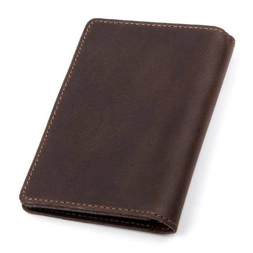 Обкладинка для автодокументів Shvigel 13922 шкіряна Коричнева