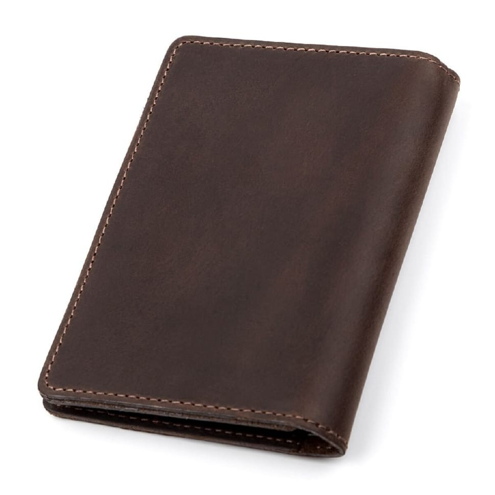 Cover for auto documents Shvigel 13922 leather Brown