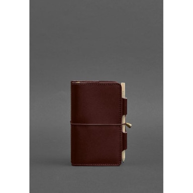 Leather notebook (Soft-book) 3.0 burgundy