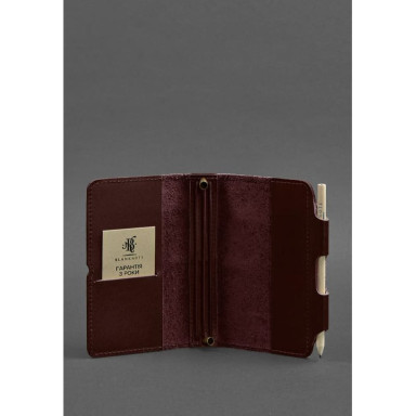 Leather notebook (Soft-book) 3.0 burgundy