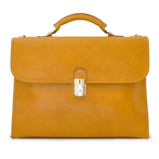 Pratesi RSE362 - Da Verrazzano Briefcase для ноутбука в цукерки Радіца Mustard