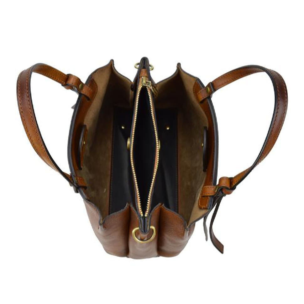 Pratesi BRO487 - Camperiti B487 Lady Bag in cow leather Camperiti B487 Pink