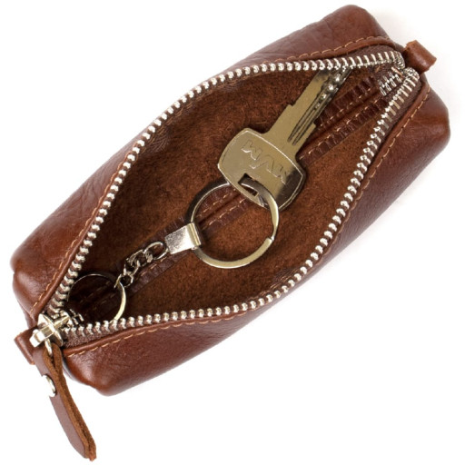 Шкіряна візитниця GRANDE PELLE 11531 Коричневий