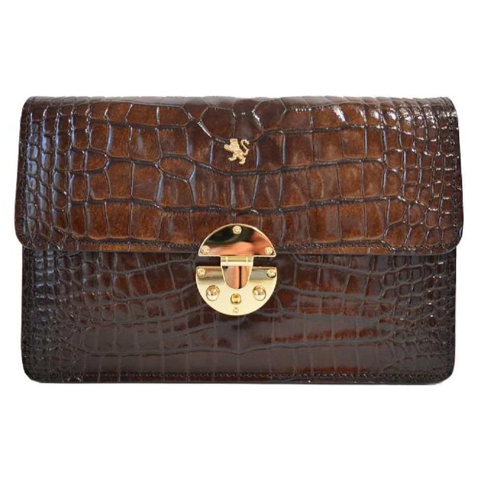 Pratesi KCF202/D - Lucrezia De' Medici King Cross Body Bag in cow leather King Caff?