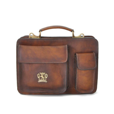 Pratesi BMA466/28 - Business Bag Milano Small in cow leather Bruce Brown