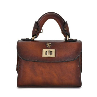 Pratesi BMA280/20 - Lucignano Small Bruce Handbag in cow leather Bruce Brown