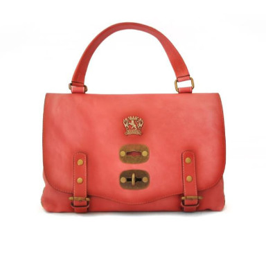 Pratesi BRO162/P - Woman Bag Castell'Azzara Small in cow leather Bruce Pink