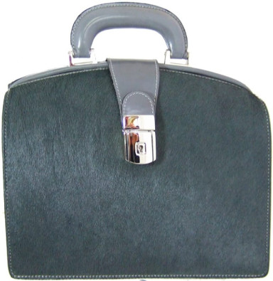 Pratesi CGR120/29T - Miss Brunelleschi Cavallino Lady Bag in real leather Cavallino Gray