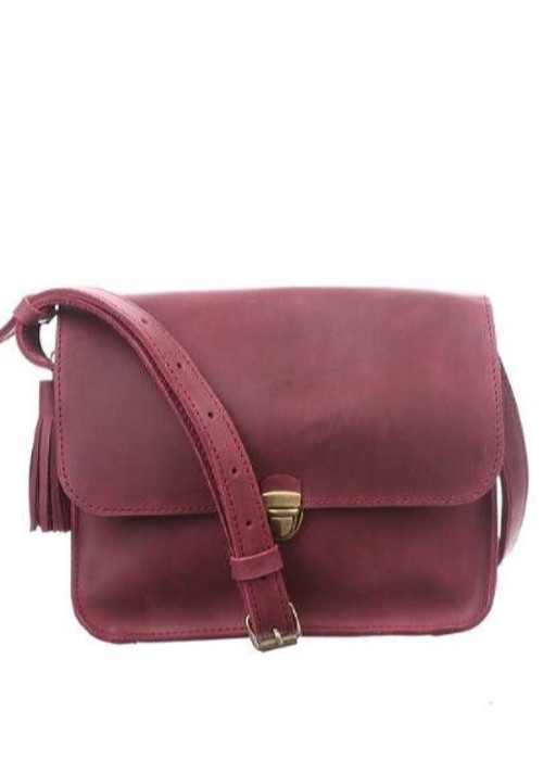 Сумка жіноча через плече Емма, колір - Бордовий 030б