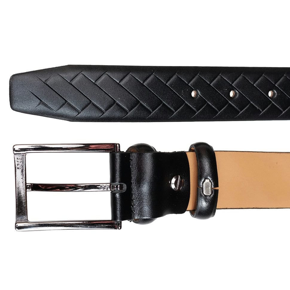 Ремінь шкіряний YSK класичний 1376-1 чорний