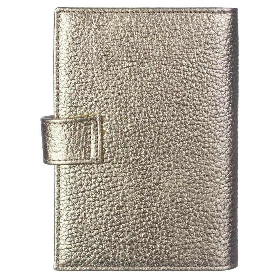 Обкладинка авто+паспорт шкіряна Desisan 102-674 золото