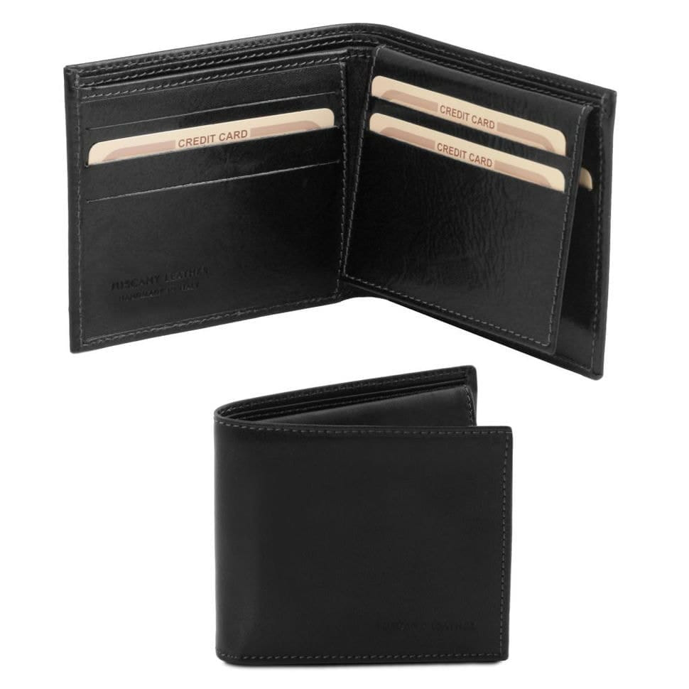 Exclusive 3 fold leather wallet for men Tuscany TL141353