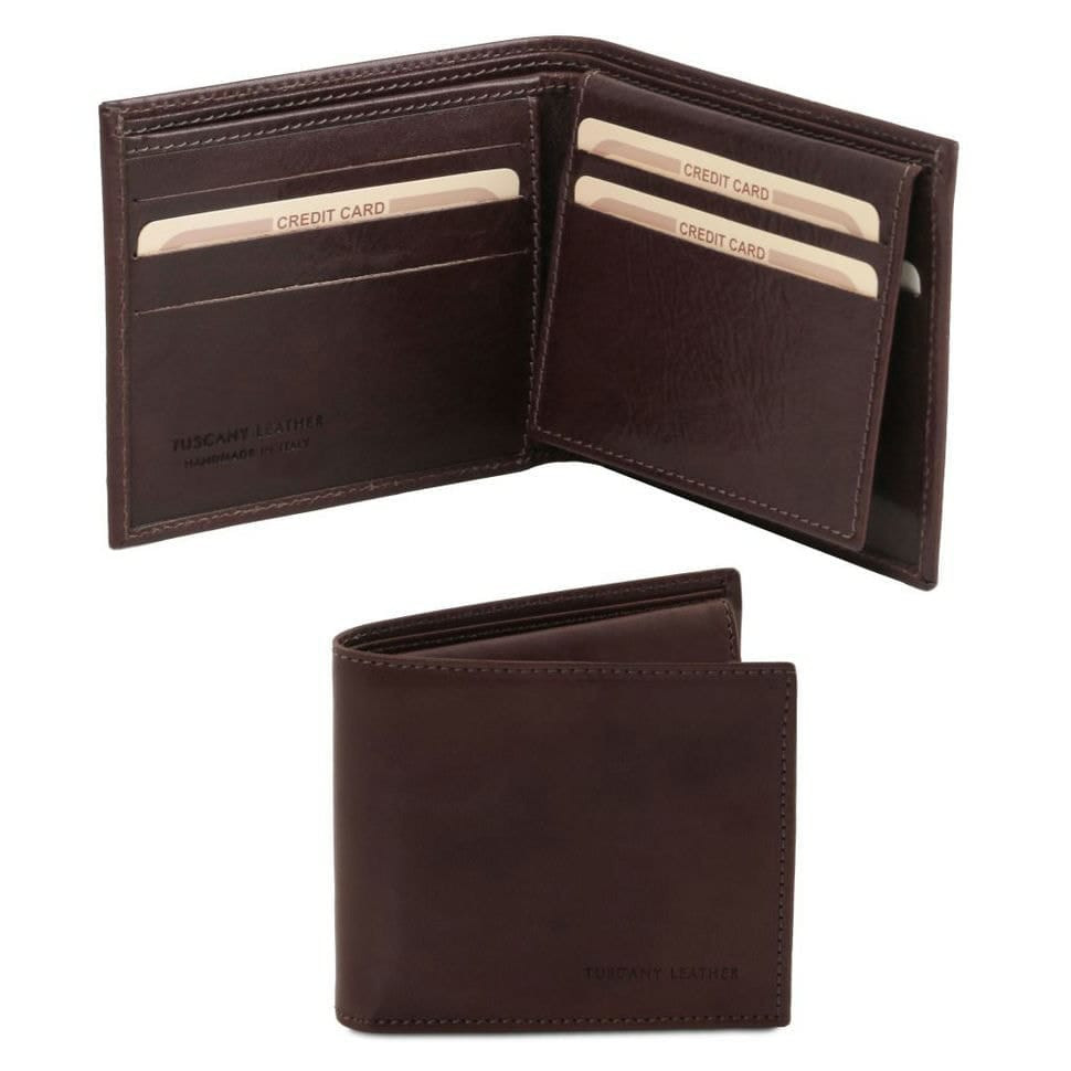 Exclusive 3 fold leather wallet for men Tuscany TL141353