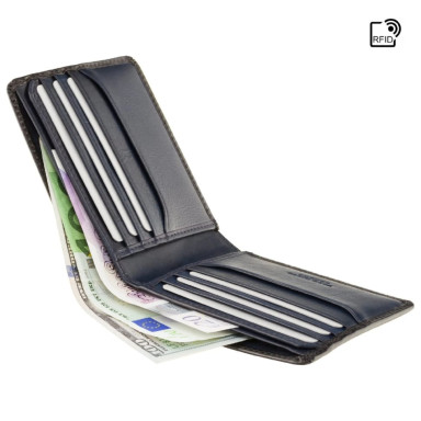 Mens wallet Visconti AT58 Milo with RFID (Burnish Blue)