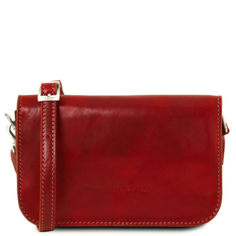 Carmen Leather shoulder bag with flap TL141713 TUSCANY LEATHER
