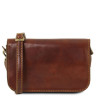 Carmen Leather shoulder bag with flap TL141713 TUSCANY LEATHER