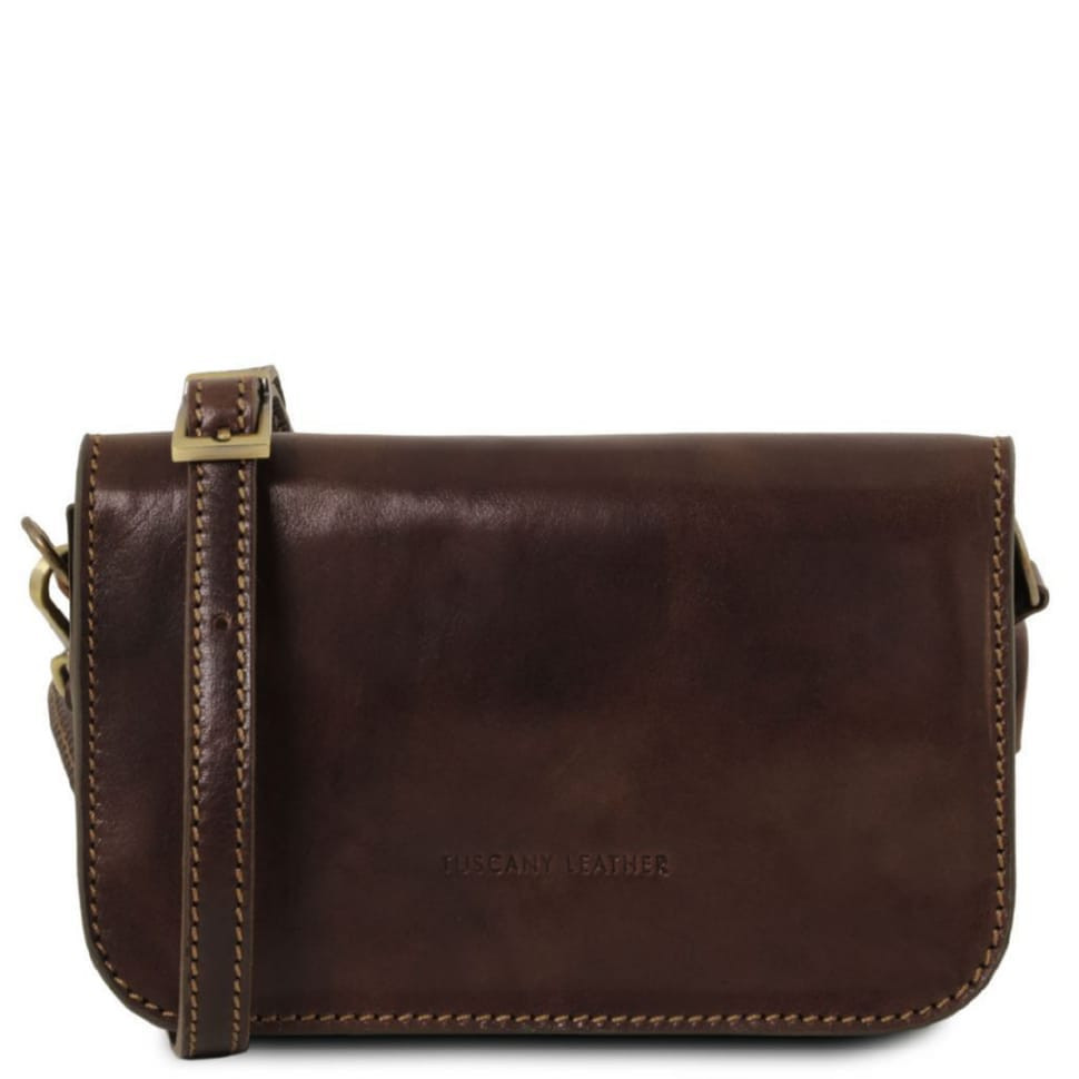 Carmen Leather shoulder bag with flap TL141713 TUSCANY LEATHER