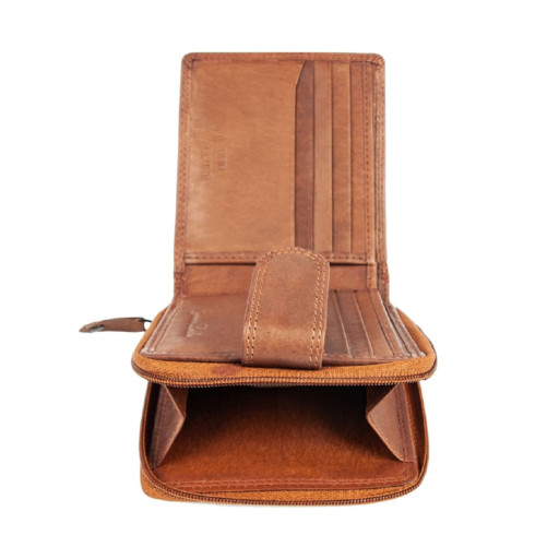 Гаманець шкіряний чоловічий JCB NC43MN Tan (Рудий)