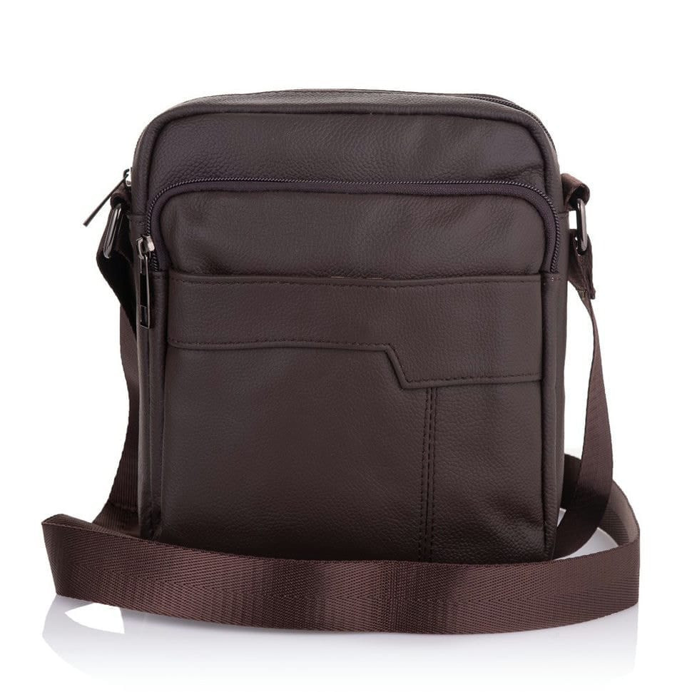 Барсетка м'яка шкіряна BUFFALO BAGS M7603C коричнева