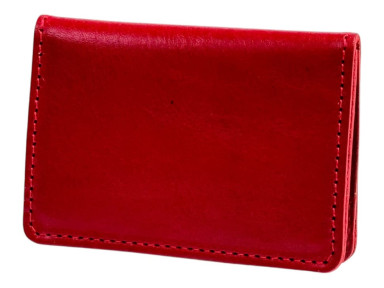 Красная кожаная обложка для прав Newery N2216GR