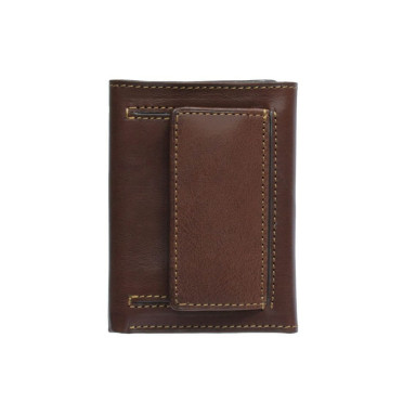 Leather wallet Nevada 3811+RFID moro brown
