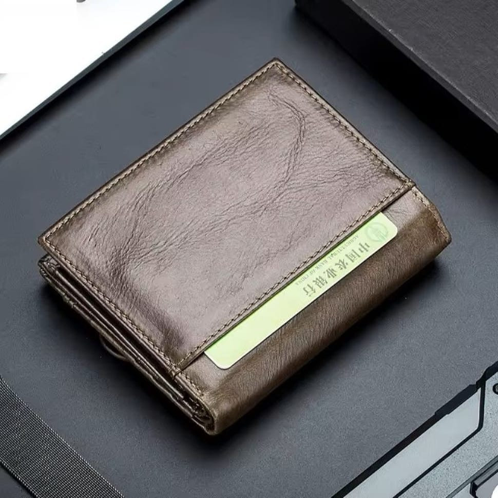 Чоловічий гаманець розкладний коньячний TB037B Bull