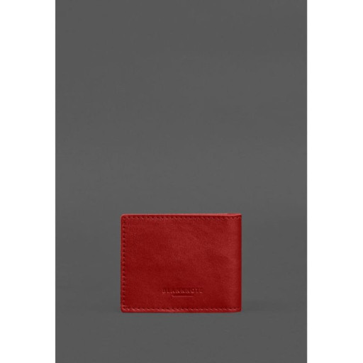 Шкіряна обкладинка для службового посвідчення Національної гвардії Червона