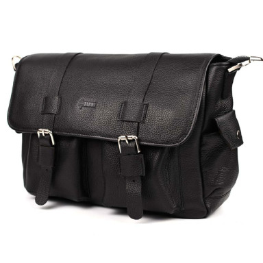 Shoulder bag made of nappa leather FA-6690-4lx TARWA black flotar