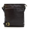 Cумка через плечо мужская кожаная коричневая TARWA GC-0040-3md