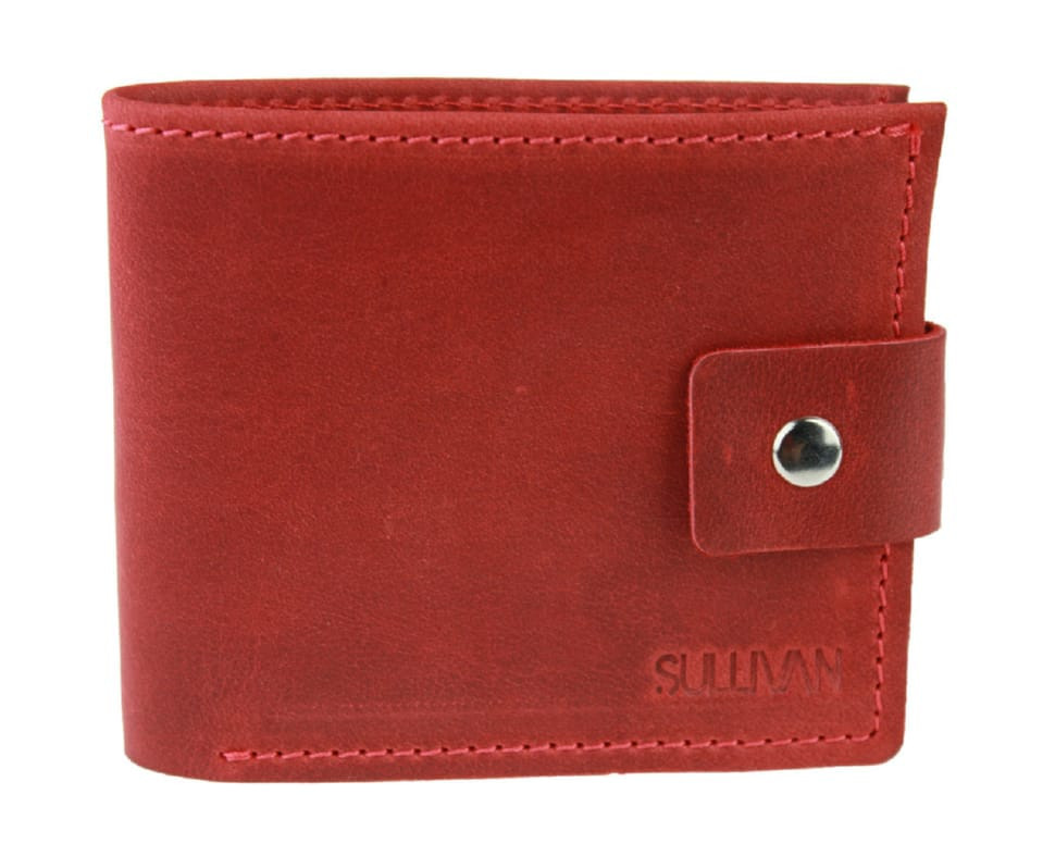 Гаманець жіночий шкіряний маленький SULLIVAN 104-1(8) червоний