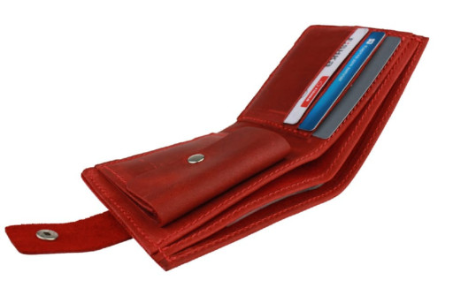 Гаманець жіночий шкіряний маленький SULLIVAN 104-1(8) червоний