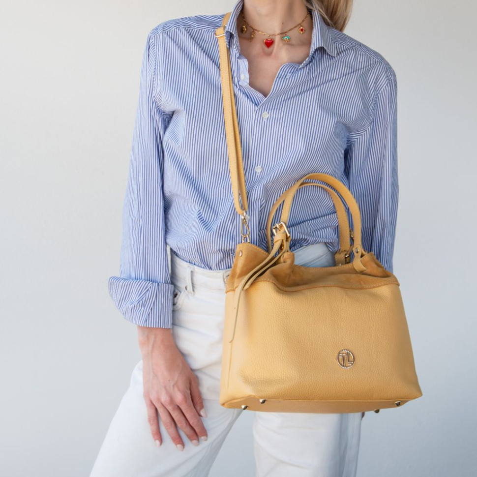 Diade Soft leather shopping bag