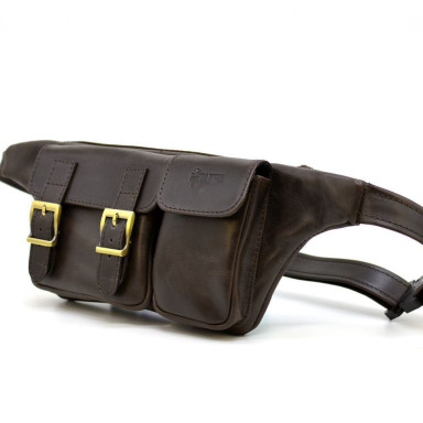 Belt bag from genuine leather TC-3029-4lx TARWA