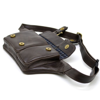 Belt bag from genuine leather TC-3029-4lx TARWA