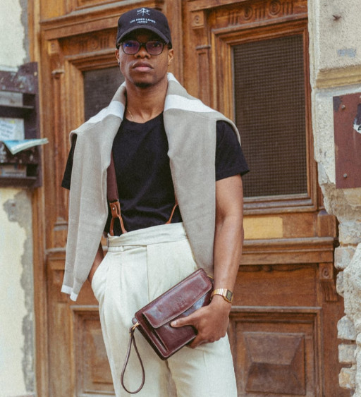 Шкіряний клатч-гаманець - Decameron - Коричневий колір - Time Resistance 5218101