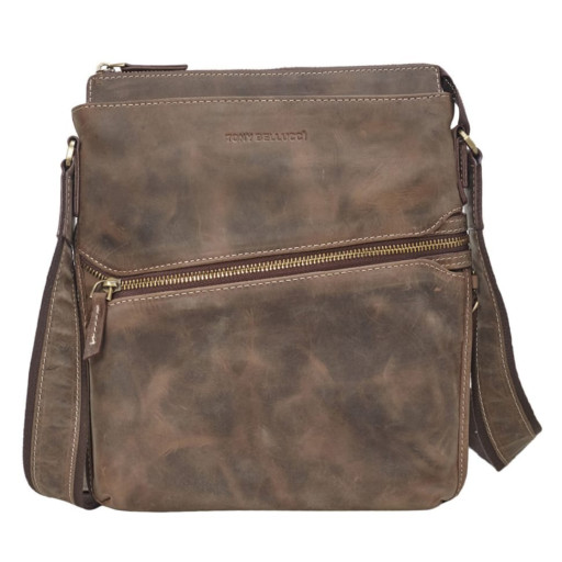 Барсетка м'яка Tony Bellucci 5029-06 коричневий нубук