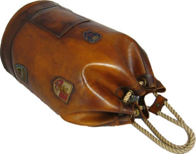 Pratesi BCL178 - Travel Bag Patagonia in cow leather Bruce Cherry