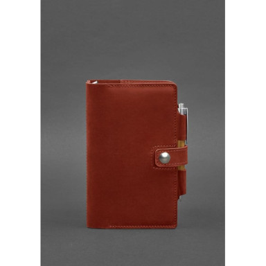 Women's leather notebook (Soft-beech) 4.0 coral