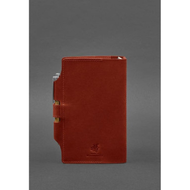 Women's leather notebook (Soft-beech) 4.0 coral