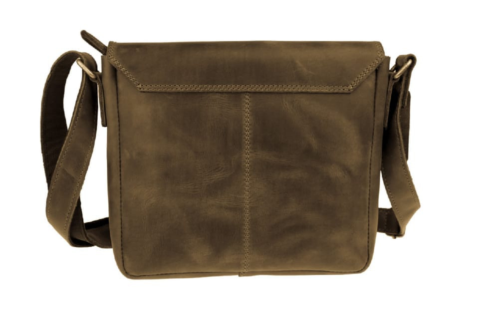 Womens leather small clutch bag SULLIVAN 2653(25) olive