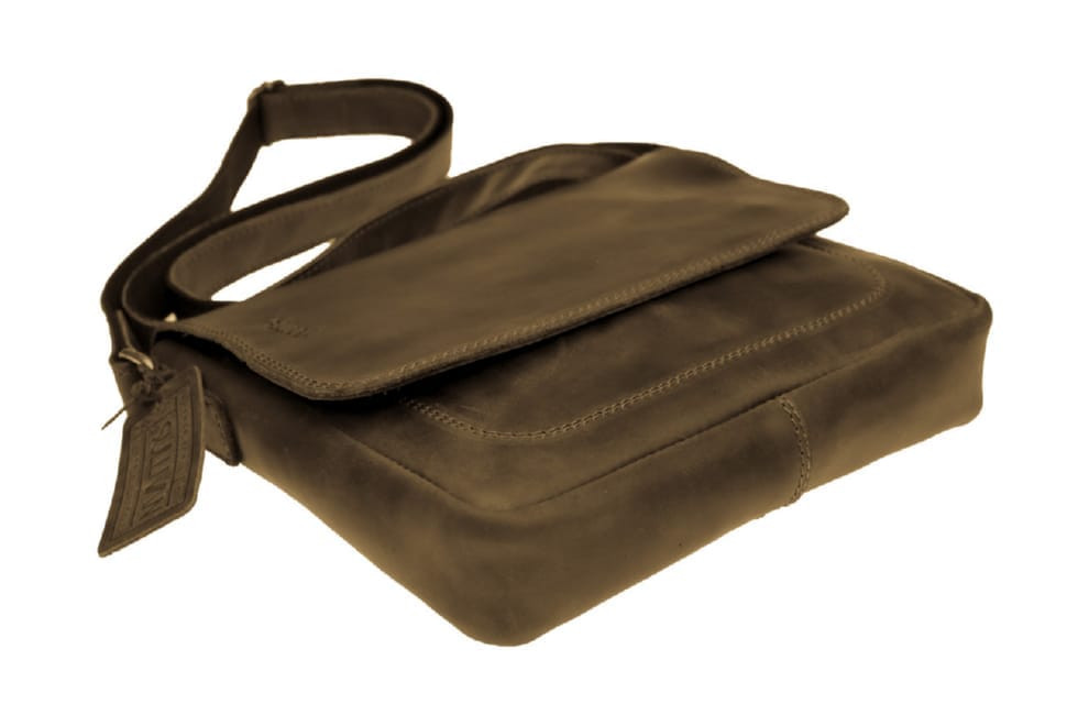Womens leather small clutch bag SULLIVAN 2653(25) olive