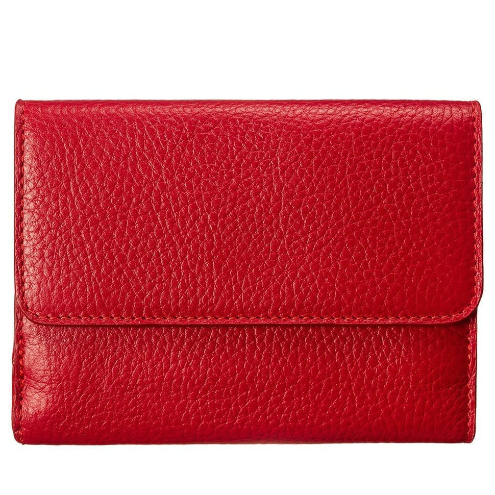 Гаманець жіночий шкіряний CANPEL 717-172 червоний флотар